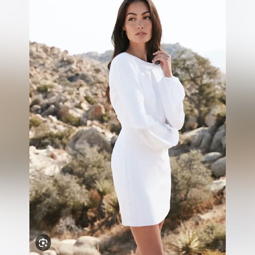Dress The Population Mackenzie Draped Back Mini Dress.Size M